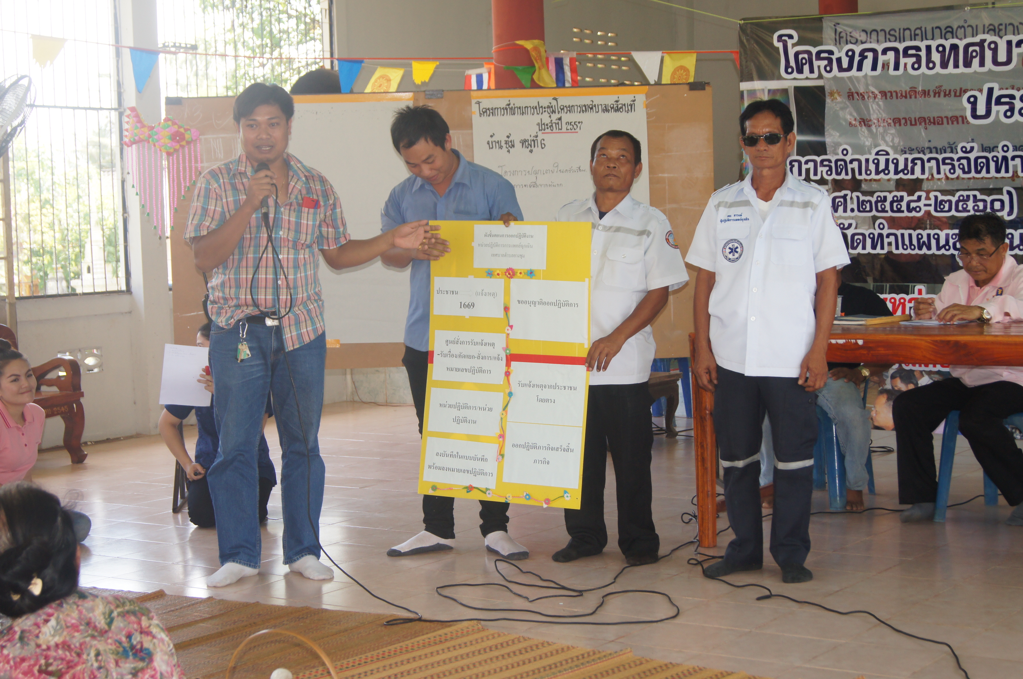 งานกู้ชีพเทศบาลตำบลยางชุม 